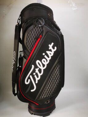 Titleist Golf Premium Stand Bag Lightweight Men Waterproof Black/Red